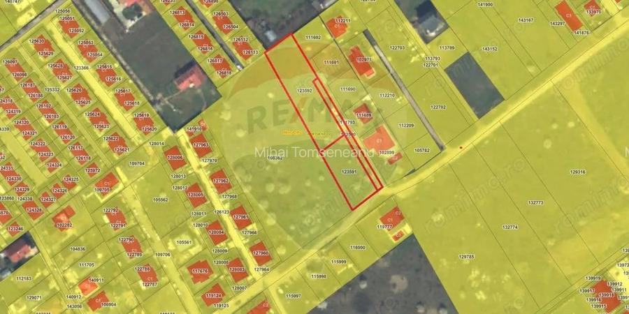 Teren intravilan 2944 mp Rubinului/Bragadiru