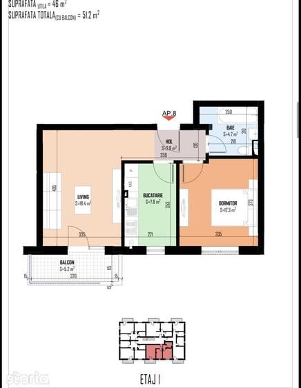 Apartament 2 camere/Decomandat/ Mutare AUGUST - Prinde oferta - 9