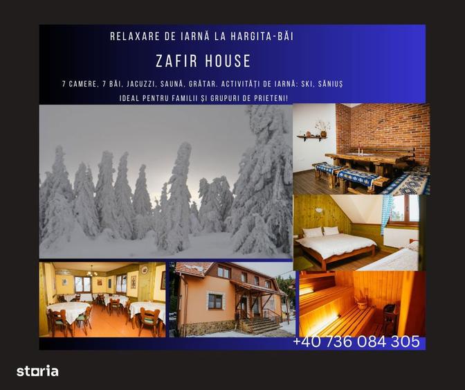 cabana de vanzare Harghita Bai/ 8 camere/wellnes /Zafir house - 3