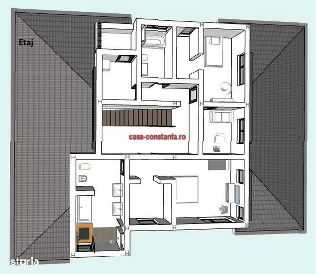 Casa P+1 pe structura metalica teren 2.660 mp - toate utilitatile - 11