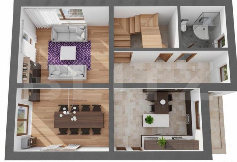 Casa P+1 compartimentare eficienta,ideala pt familie.Cartierul Izvor.190.000EURO - 4