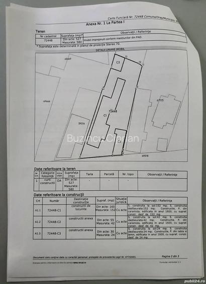 Vanzare casa 580 mp, Construit 218 mp, 7 camere, spa?iu comercial si 2 garaje din tabla. Vanzare casa 580 mp, Construit 218 mp, 7 camere, spa?iu comercial si 2 garaje din tabla.