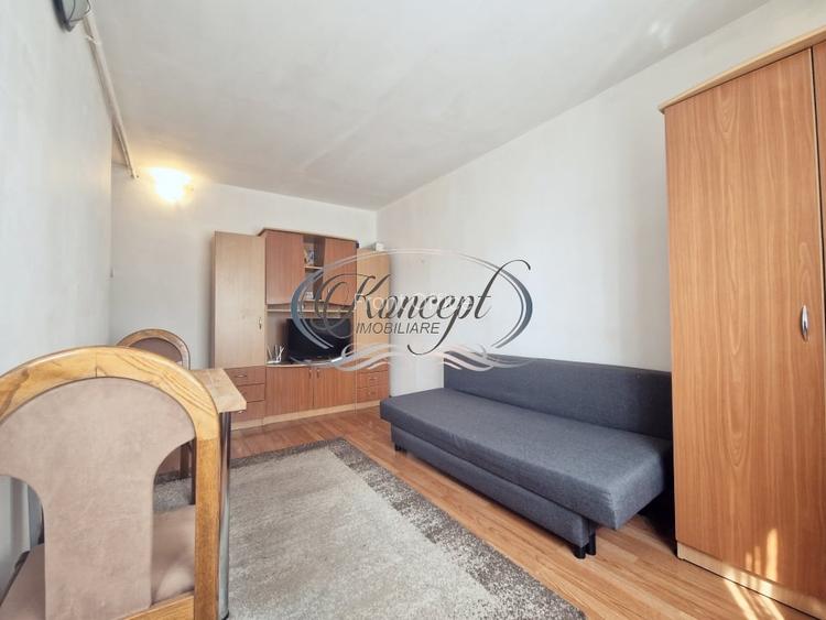 Garsoniera luminoasa cu bucatarie separata, centrala proprie in Dambul Rotund