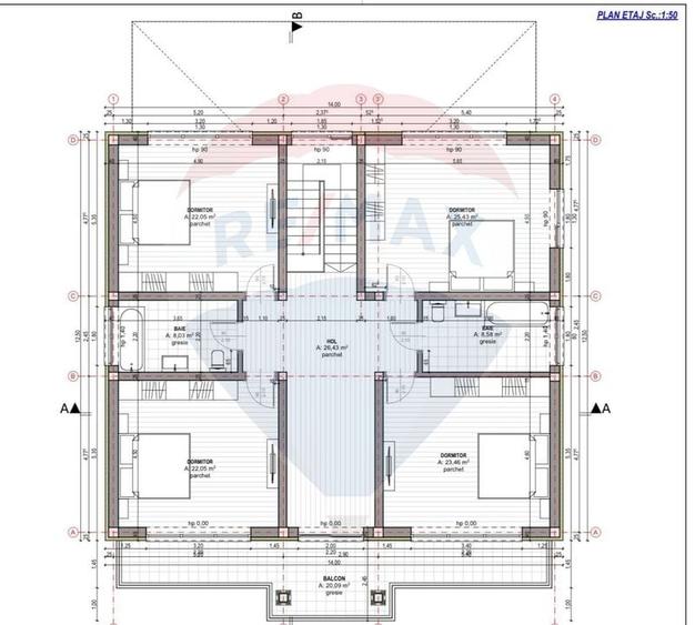 Vilă modernă P+1 în Ghimbav | 330 mp utili | Teren 815 mp - la roșu - 6