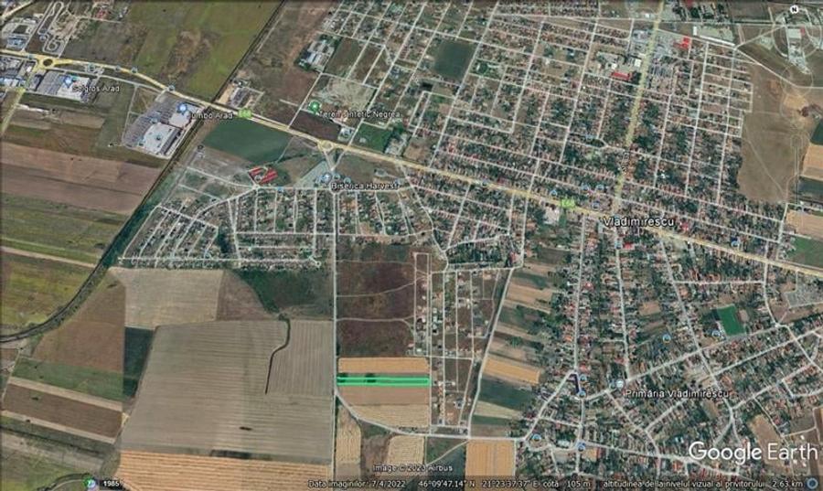 Teren intravilan in apropiere de Via Carmina, Vladimirescu - 1