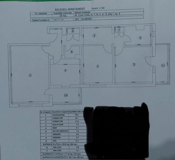 Vand apartament 3 Camere Decomandat NEGOCIABIL - 1