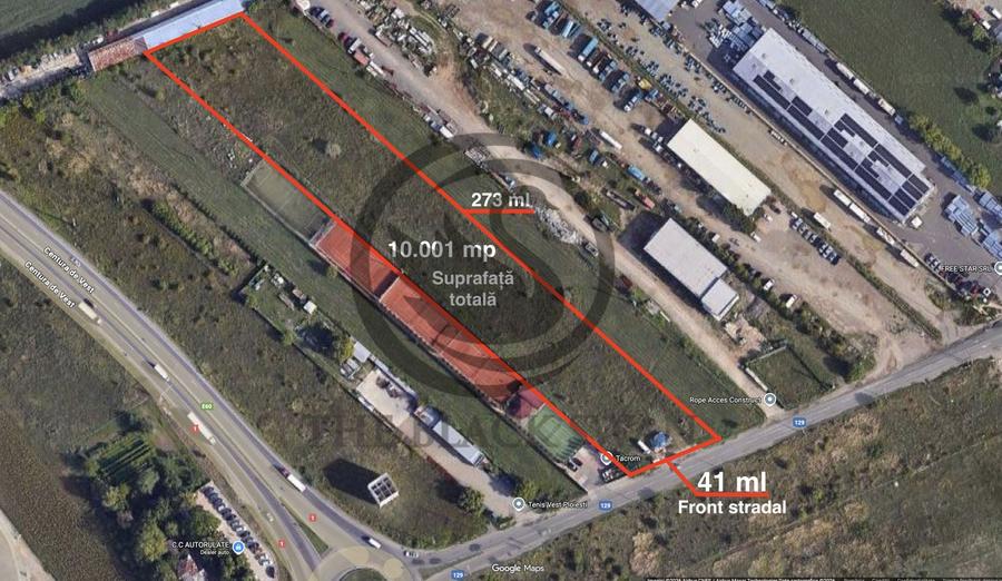 Teren intravilan de vanzare | 10.001 MP | Ploiesti  Vest | Comision 0% - 1