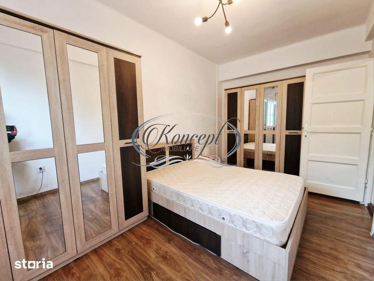 Apartament cu 2 camere semidecomandat, mobilat în Gruia