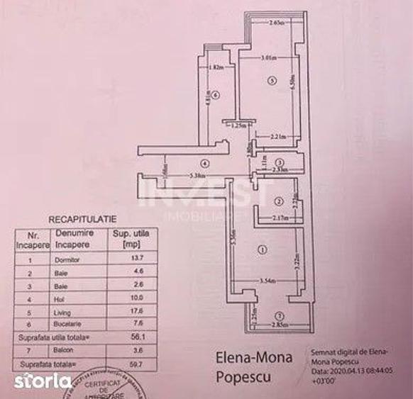 Apartament cu 2 camere, mobilat în Tudor Vladimirescu