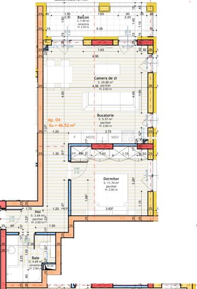 Tineretului! Apartament cu 2 camere 46mp balcon 7mp FINISAT - 9