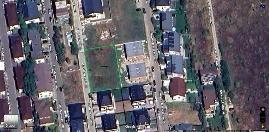 Intravilan Mega Image 23 august 1386m2 - 1