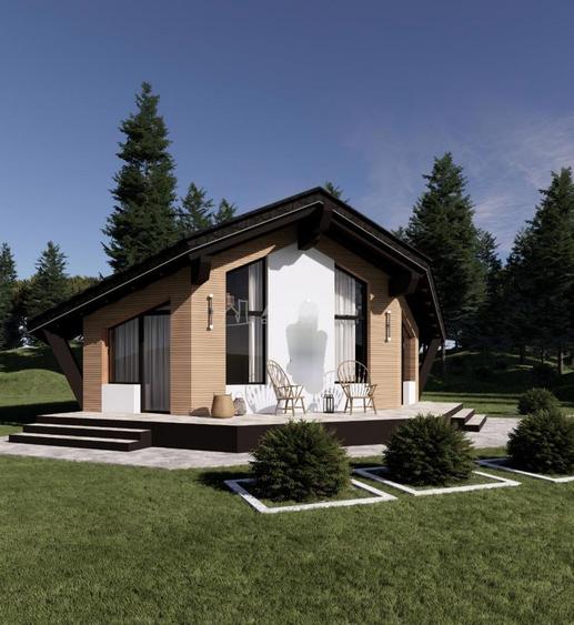 Casa pe Structura Lemn si Panouri SIP - 16