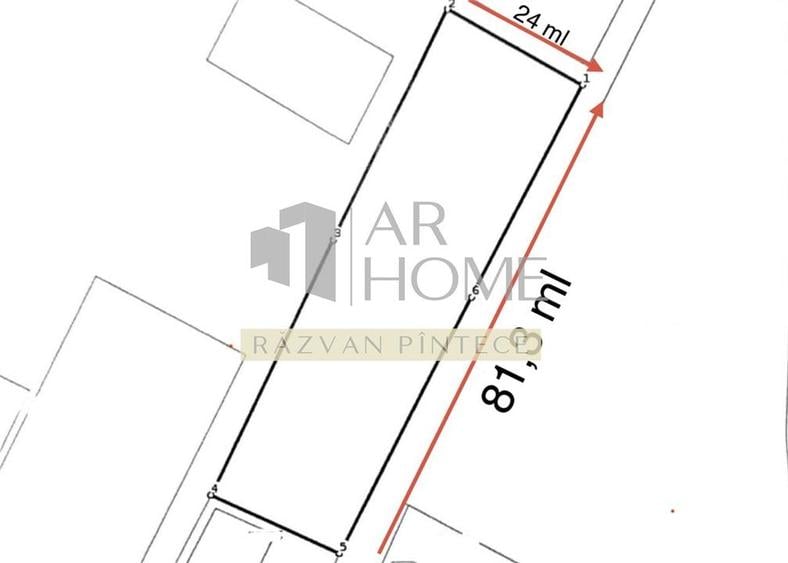 Teren intravilan 1900 mp, langa padure, intrare Gageni Paulesti - 1