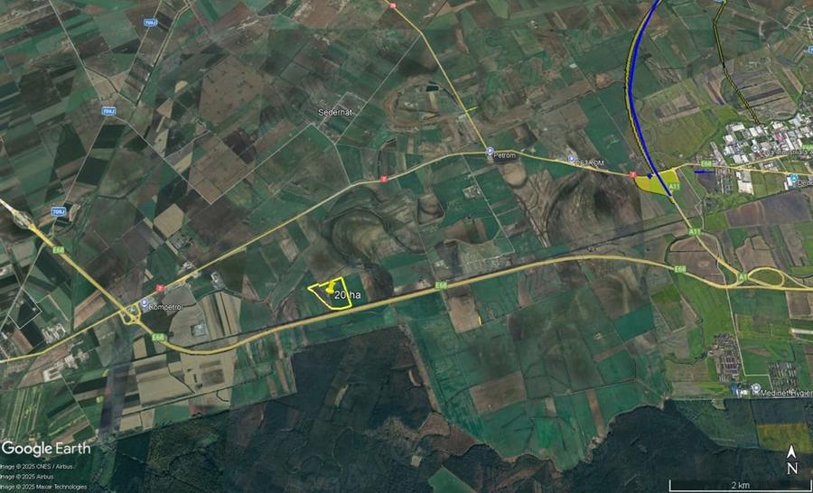 20 ha teren arabil intre Arad si Pecica - 3