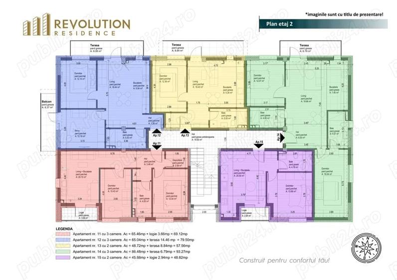COMISION 0% - Apartamente 3 camere - Oltului 13C, Baia Mare - 1