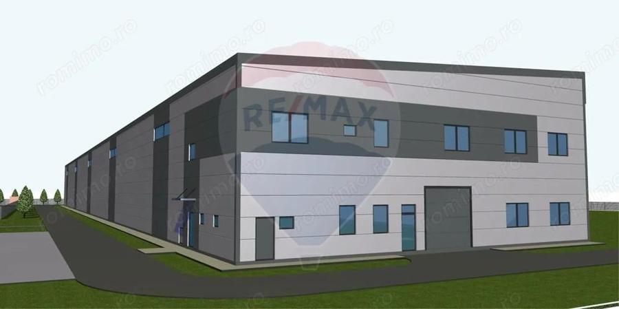 Teren intravilan 1.7 Ha, proiect hala industriala - Mosna DN141 - 2