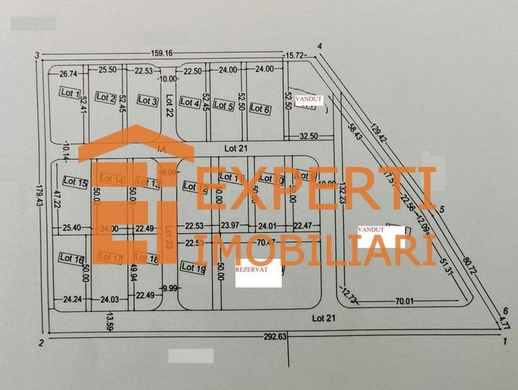 18 loturi de teren intravilan situat in zona SERE- VIILE NOI - 2