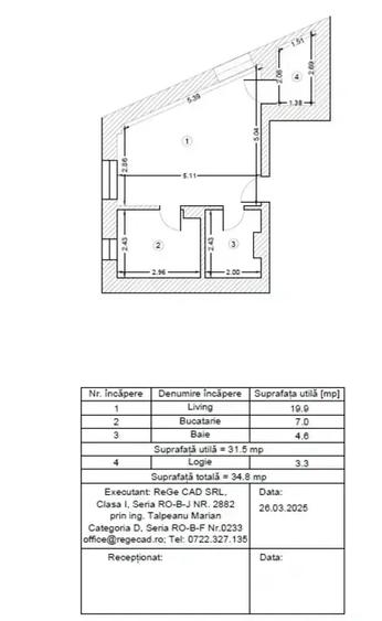 Garsoniera de vanzare dezvoltator - Zona Auchan Titan - 2