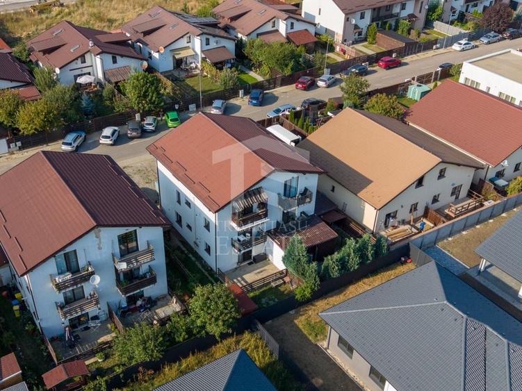 Apartament cu 2 camere semidecomandat, mobilat în Sânpetru