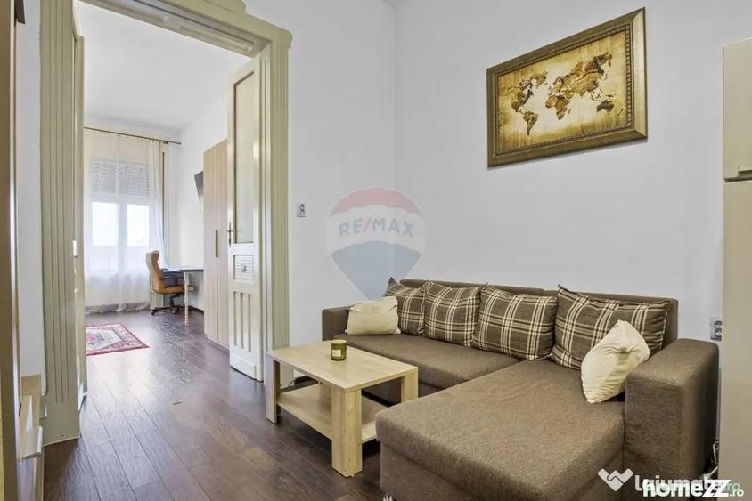 Apartament cu 2 camere semidecomandat în Central