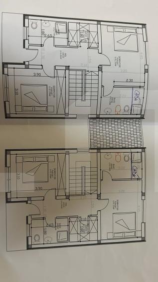 Duplex cu 4 camere cu Canalizare în Moșnița Nouă