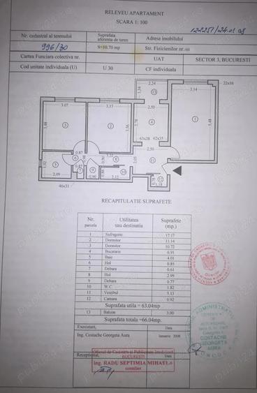 Vand apartament 3 camere decomandat, bloc 1984, zona Dristor (Str Fizicienilor), sector 3, Bucuresti - 3