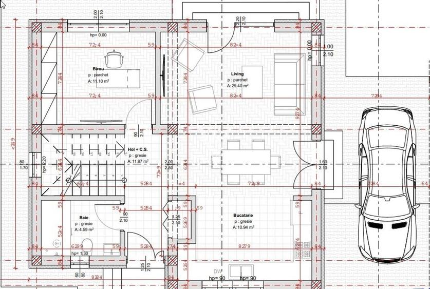 Casa Individuala cu CARPORT si teren 500 mp Selimbar-Sibiu - 8