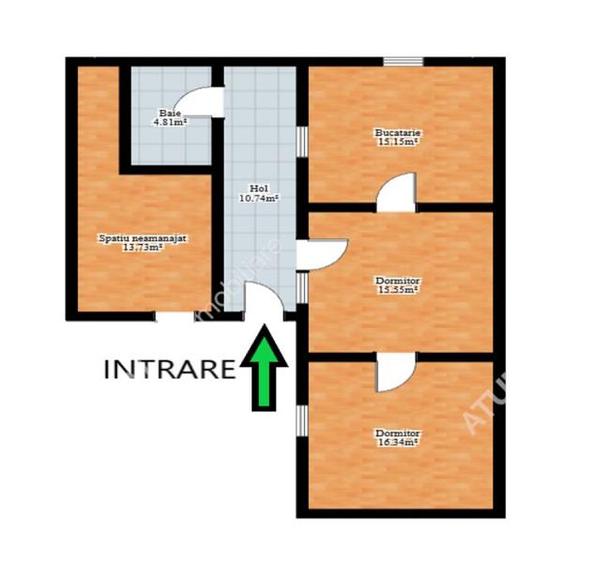 Casa individuala si curte libera de 70 mp zona ultracentrala Sibiu - 7