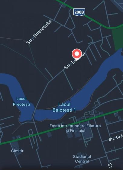 TEREN INTRAVILAN | BALOTESTI | DESCHIDERE 40 M LA LAC | 9.919 MP | LAHOVARI | - 5