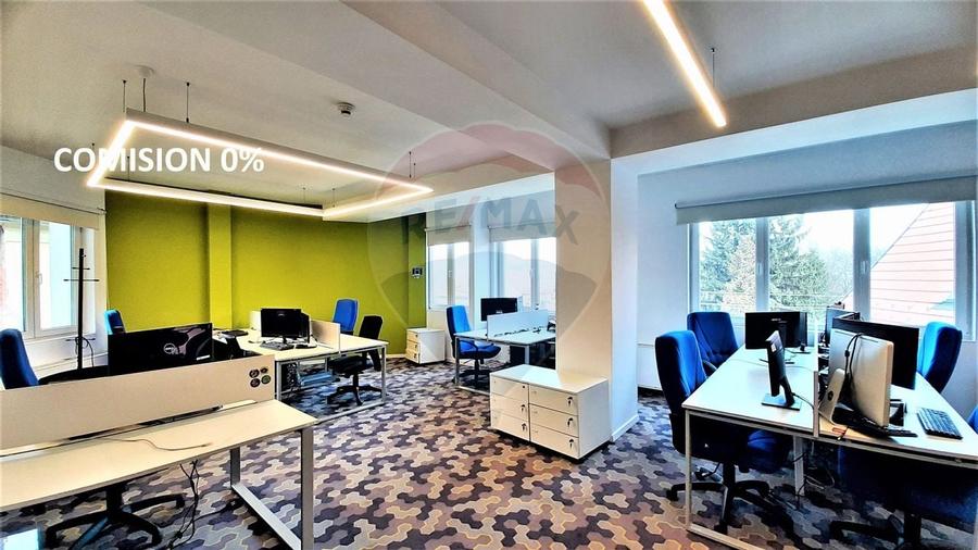 Spațiu de birouri de închiriat 140 mp Semicentral. Comision 0% - 1