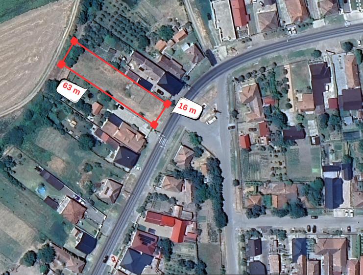 TEREN CU FUNDAȚIE - ODOREU, STRADA REPUBLICII - 1