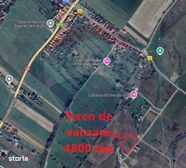 Teren Tohanu Nou, intrare Sohodol, 4800mp - 2