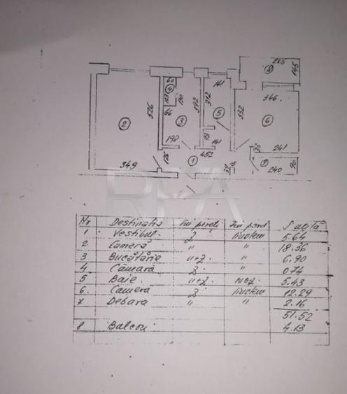 2 camere- Decomandat- Rahova - 9