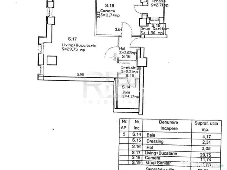 2 camere Iancului decomandat, centrala, et. 2, an 2012, met - 2