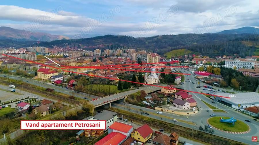 Scapa de aglomeratie, 2 camere mari, parter inalt,zona verde Petro?ani - 2