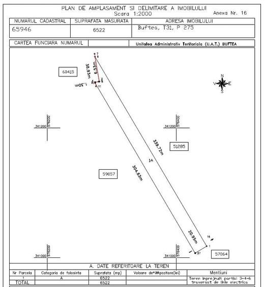 Teren de vânzare Buftea, strada Tamași, zona Gării - 5