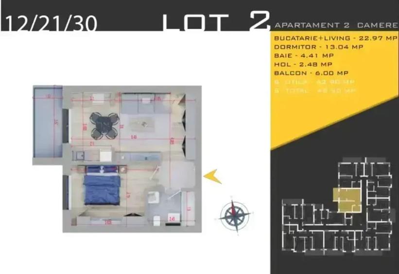 Mega oferta Direct Dezvoltator 2 camere, Theodor Pallady - 1