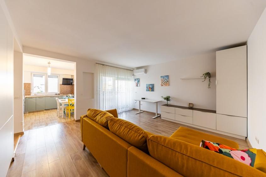 Apartament 3 cam, 76 mp + balcon, etaj 1,  Dumbravița, str. Rodiei,  Comision 0% - 3