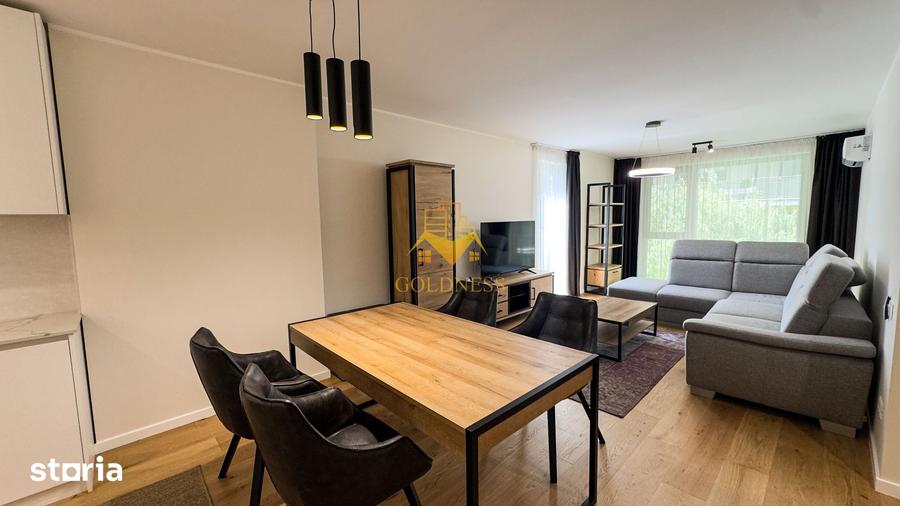 Apartament cu 2 camere, mobilat în Între Lacuri