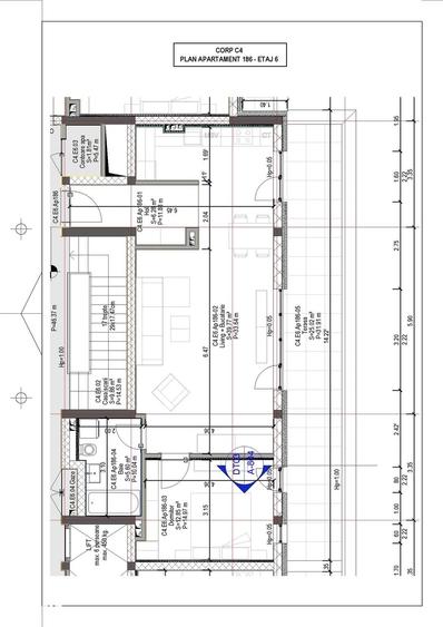 Apartament cu 3 camere în Nord