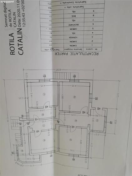 Apartament cu 3 camere decomandat în Sinaia