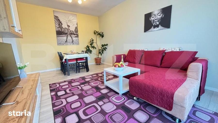Apartament cu 2 camere, mobilat în Dumbrăvița