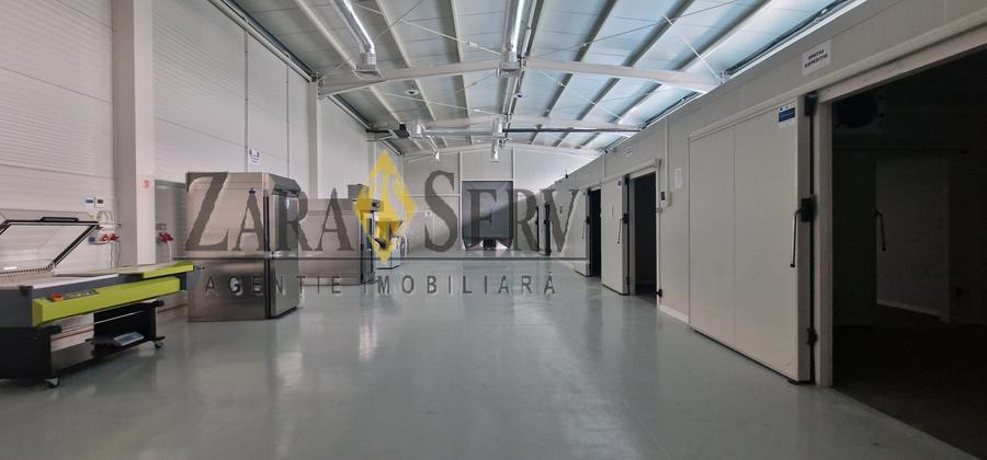 Hală industrială de închiriat – 600 mp – utilată pentru industrie alimentară – Z - 2