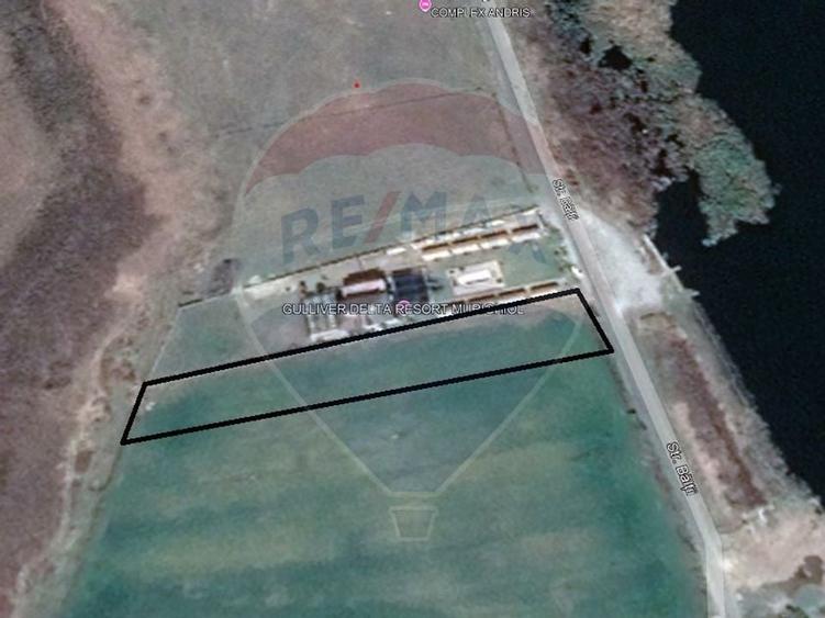 Teren intravilan de vânzare Pensiune Murighiol  Delta Dunării Tulcea - 2