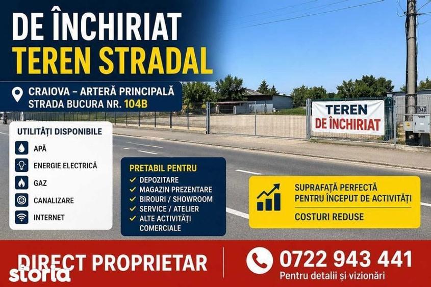 Teren Stradal spre inchiriere - 1