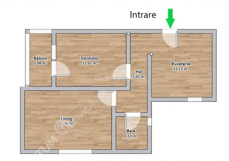 Apartament cu 2 camere de inchiriat in Sibiu zona Vasile Mil
