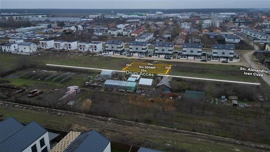 STR ALEXANDRU IOAN CUZA,LIDL,TEREN  500 MP,ASFALT,GAZ,CURENT,CANALIZARE - 4