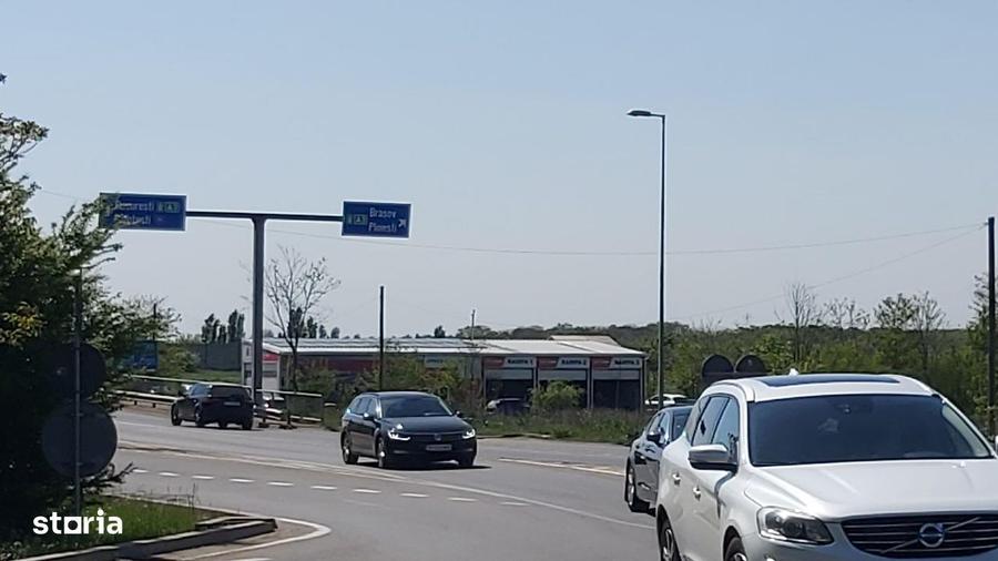 Teren comercial 11200 mp, acces sens giratoriu intersectie A3- Dj 100 - 7