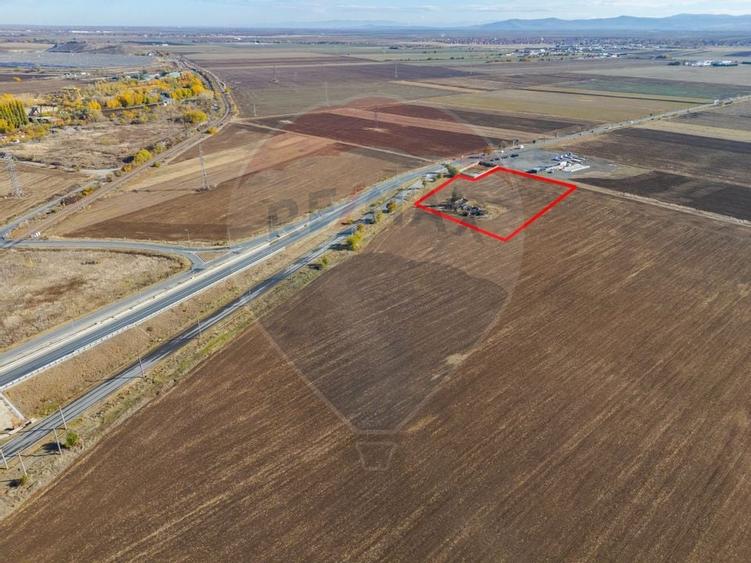 Teren intravilan 13.482 mp pe Centura Nord Arad, front 188 m - 4
