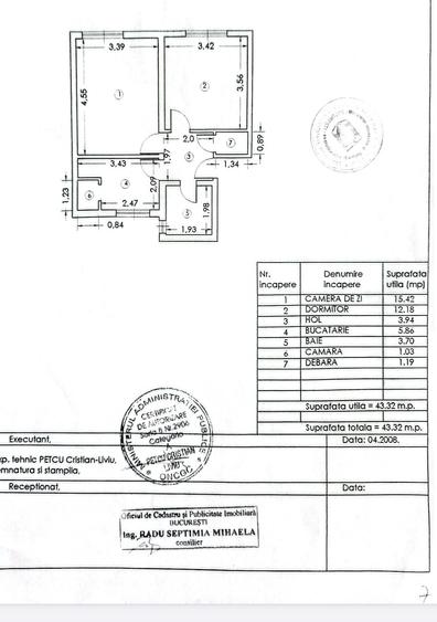 Apartament 2 camere, Eroii Revolutiei, decomandat.